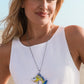 Flashy Fish - Yellow necklace