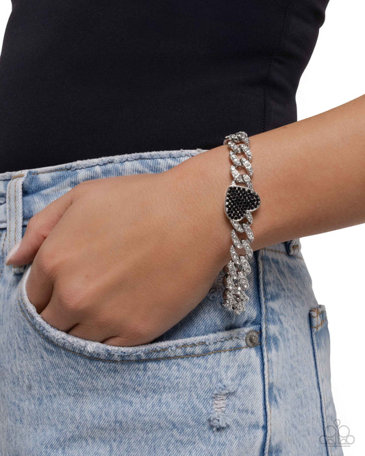 Humane Hearts - Black bracelet