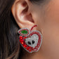 Apple for the Teacher - Red earrings