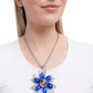 Floral Figurehead - Blue necklace