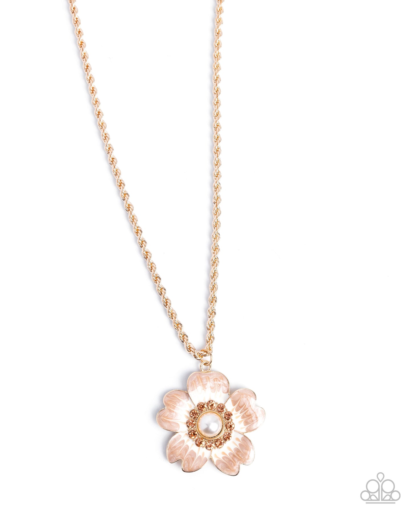 Perennial Pendant - Brown necklace