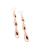 Teardrop Tenure - Brown earrings