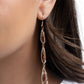 Teardrop Tenure - Brown earrings