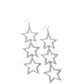 Star-Crossed Success - White earrings