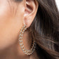 Interlocked Icing - Gold earrings -coming soon