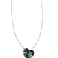 Tree Frog Tapestry - Green necklace