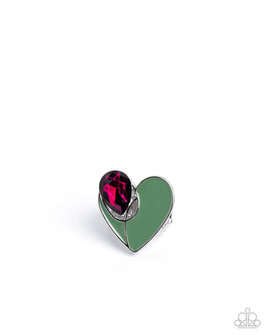 Heartfelt Hello - Green ring