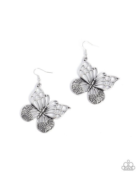 Soaring Skill - Silver earrings