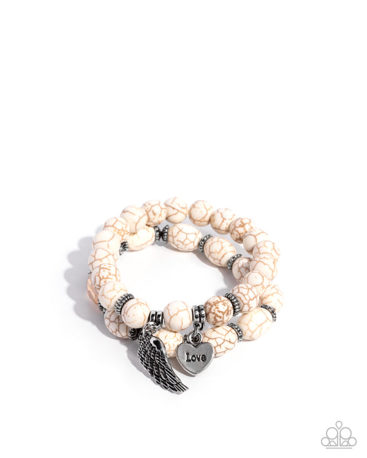 Santa Fe Settlement - White bracelet
