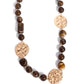 Contemplative Chic - Brown necklace