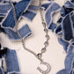 Horseshoe Headline - White necklace