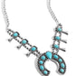 Rustic Route - Blue necklace