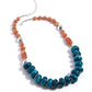 Bubbly Broadcast - Blue necklace
