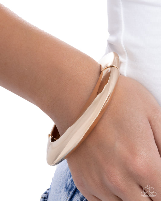 Rounded Reflection - Gold bracelet coming soon
