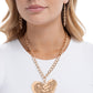 Hammered Heartthrob - Gold necklace -coming soon
