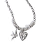 Free-Spirited Freeway - White necklace