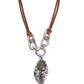 Fierce Feather - Green necklace