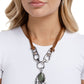 Fierce Feather - Green necklace
