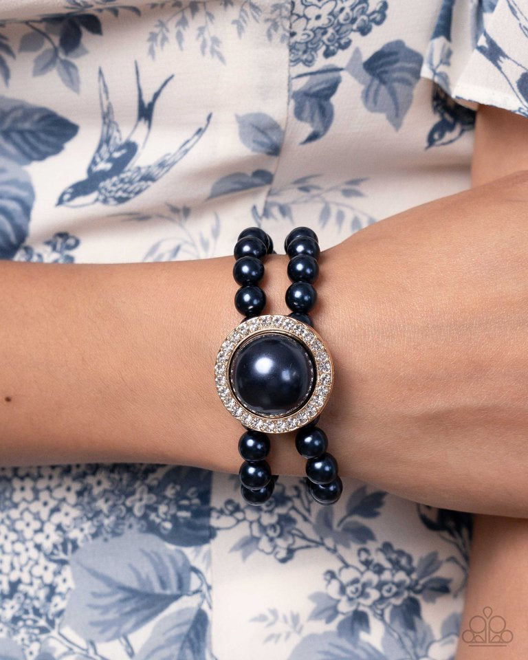 Conjunto de collar y pulsera azul Valioso Verdict con Lola