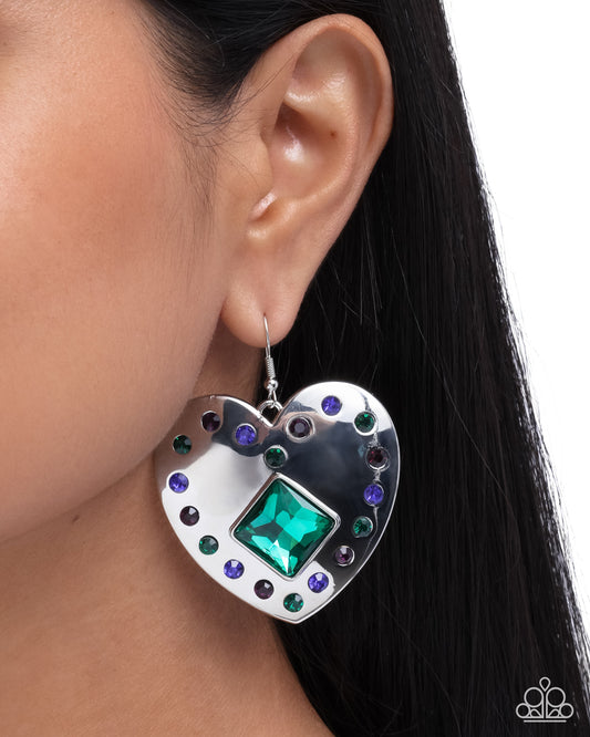 Lovely Lights - Green earrings