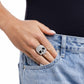 Skeleton Shimmer - White ring