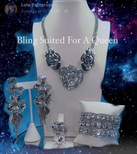 Set it up With Lola-floral bling