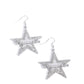 Touchdown Tribute - White earrings