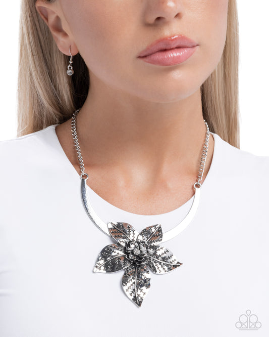 Botanical Broadcast - Silver necklace -coming soon