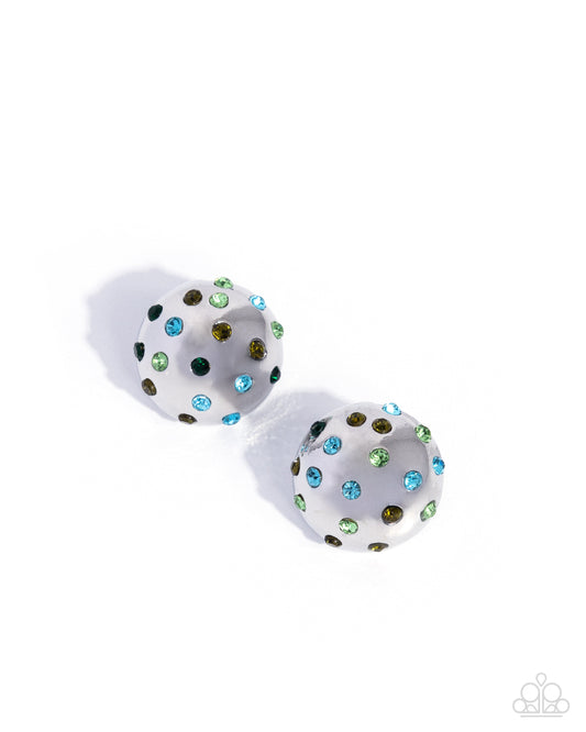 Celebratory Chic - Green earrings
