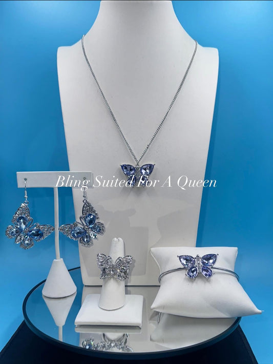 Set it up with Lola - blue butterfly