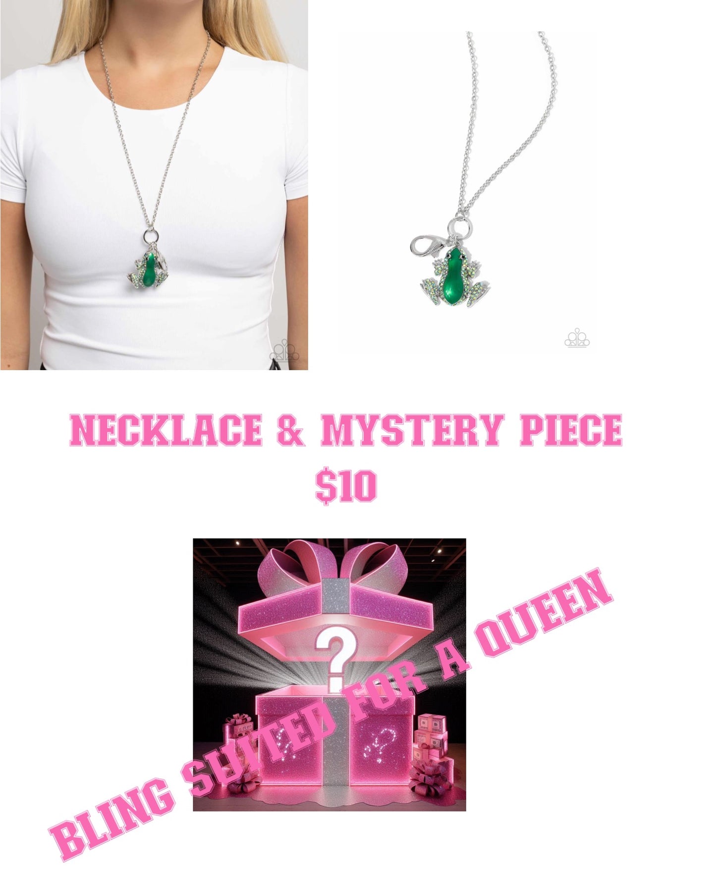 Necklace and mystery piece -set