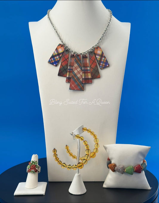 Flannel Glam- Set it up with Lola