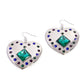 Lovely lights green earrings
