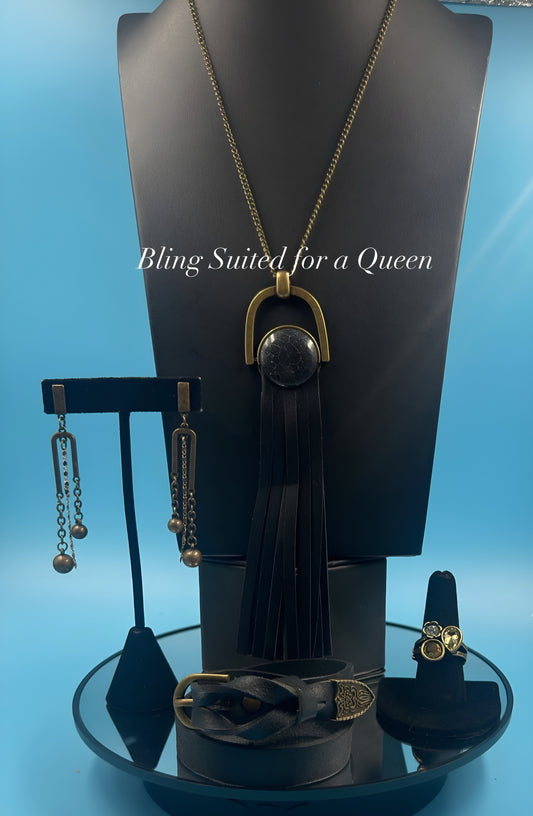 Set it up with Lola - Leather and brass