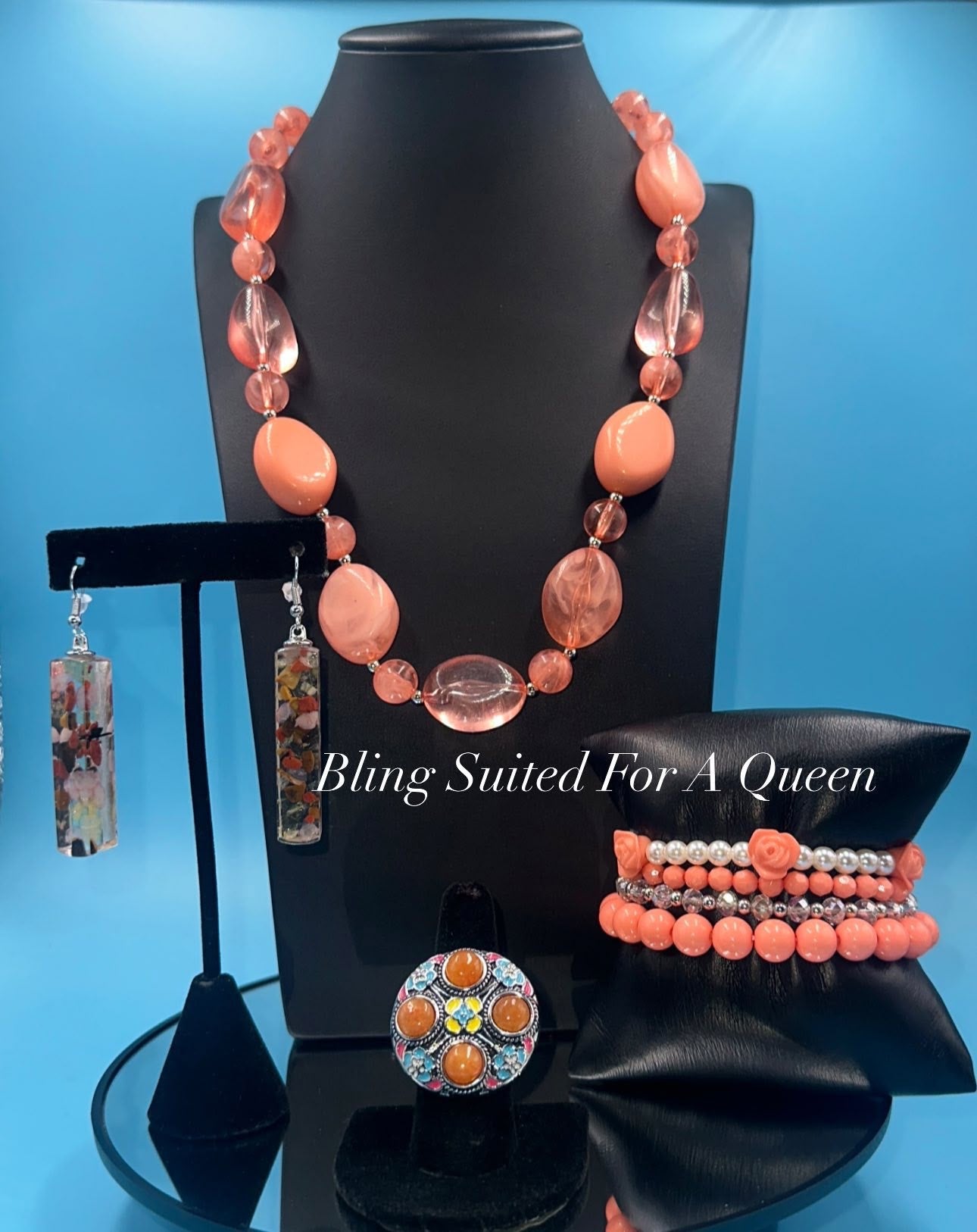 Orange juice floral-Set it up with Lola