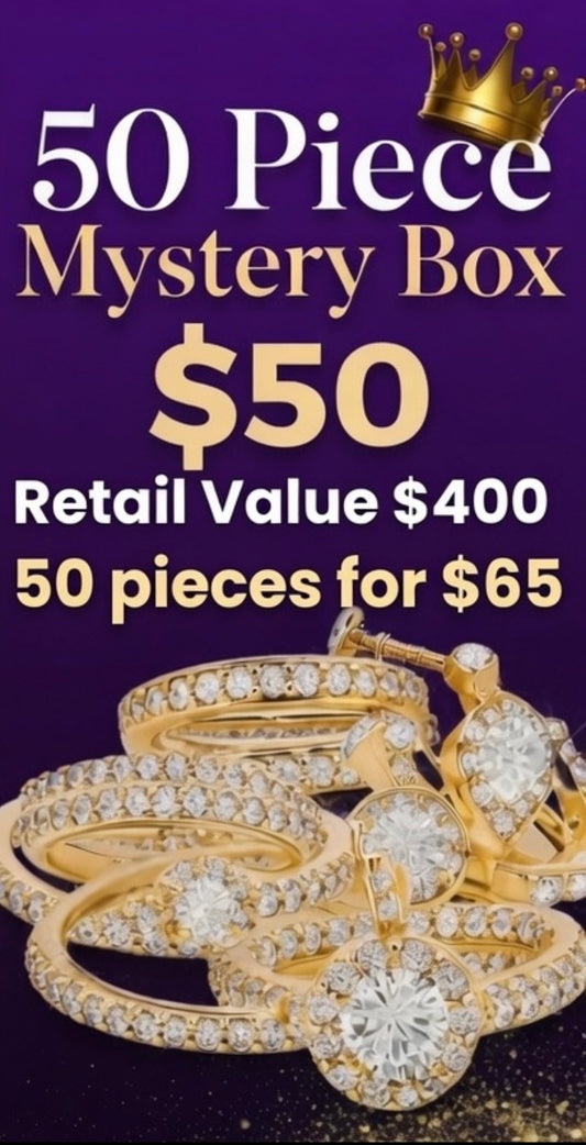 🤯 50 piece mystery box $65( $1.30 per piece).