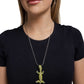 Salamander Statement green necklace