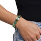 Symmetrical Statement green bracelet
