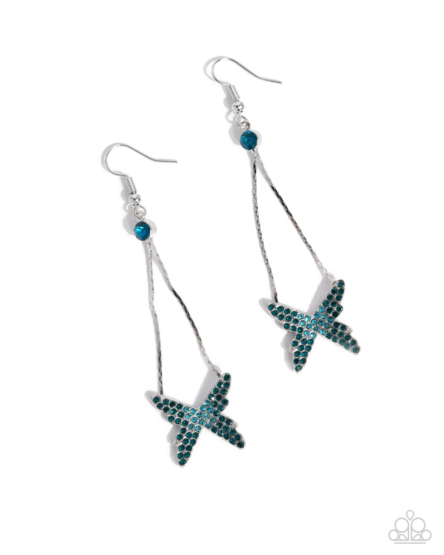 Pick A FLIGHT blue earrings