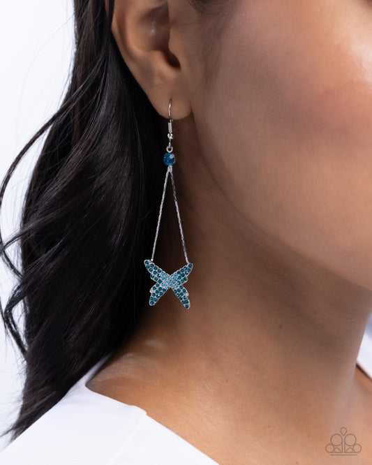 Pick A FLIGHT blue earrings