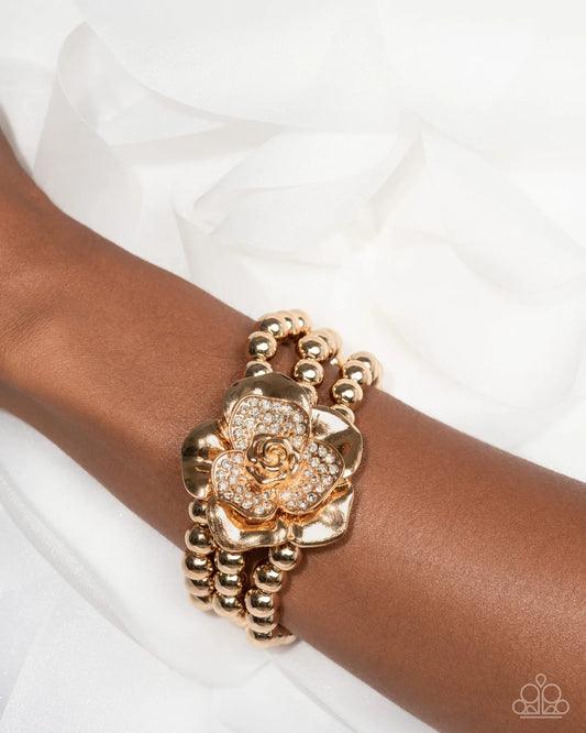 Blooming Background Bracelet gold