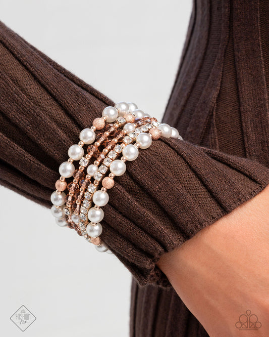 Bracelet: "To An Elegant Extent - Rose Gold"