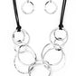 SPiralling  out of couture silver necklace