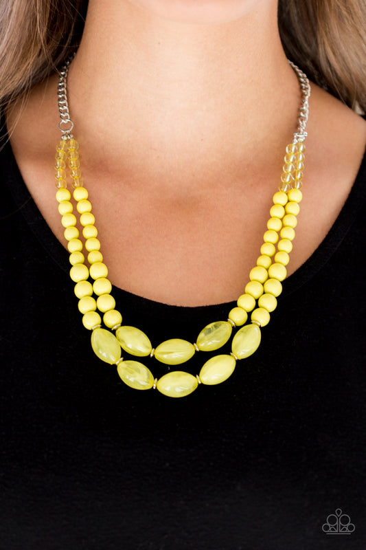 Sundae Shoppe yellow necklace