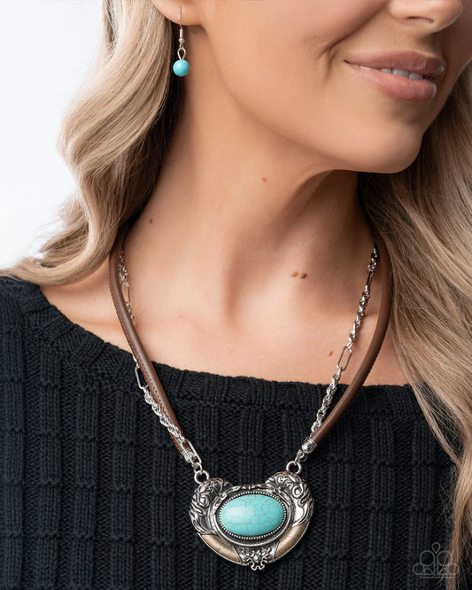 Blue necklace