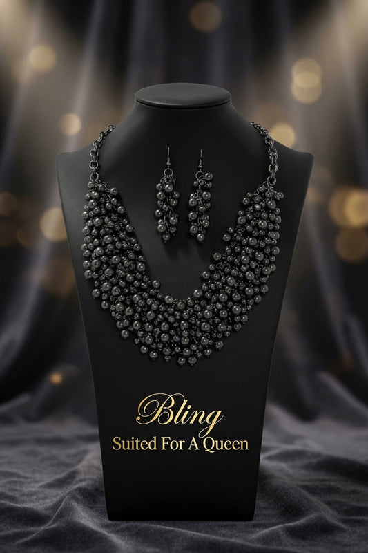 Black beaded Zi collection