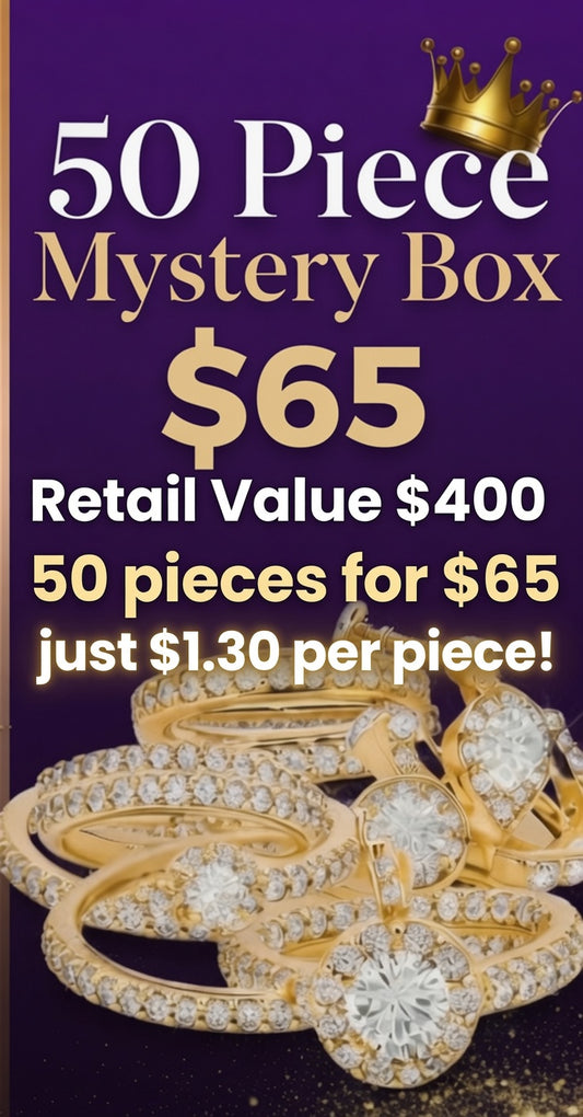 🤯 50 piece mystery box $65( $1.30 per piece 🤯).