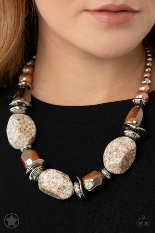 In Good Glazes - Peach necklace Blockbuster