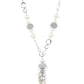 Designated Diva - White necklace Blockbuster