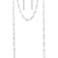 SCARFed for Attention - Silver necklace- Blockbuster